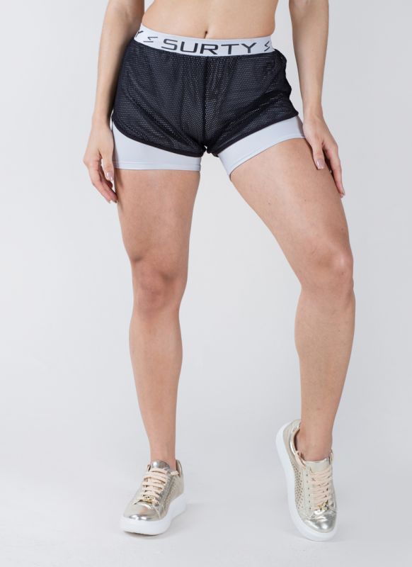 short academia feminino