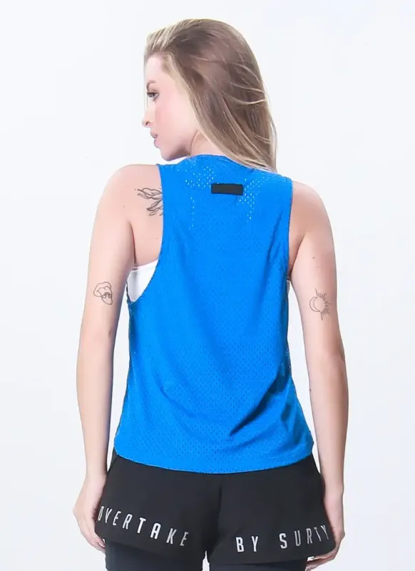 Regata Feminina Dry Runner Azul Royal