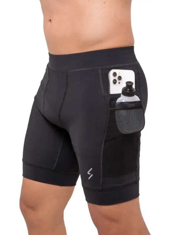 Bermuda Compressão Corrida Masculina Vulkan Surty