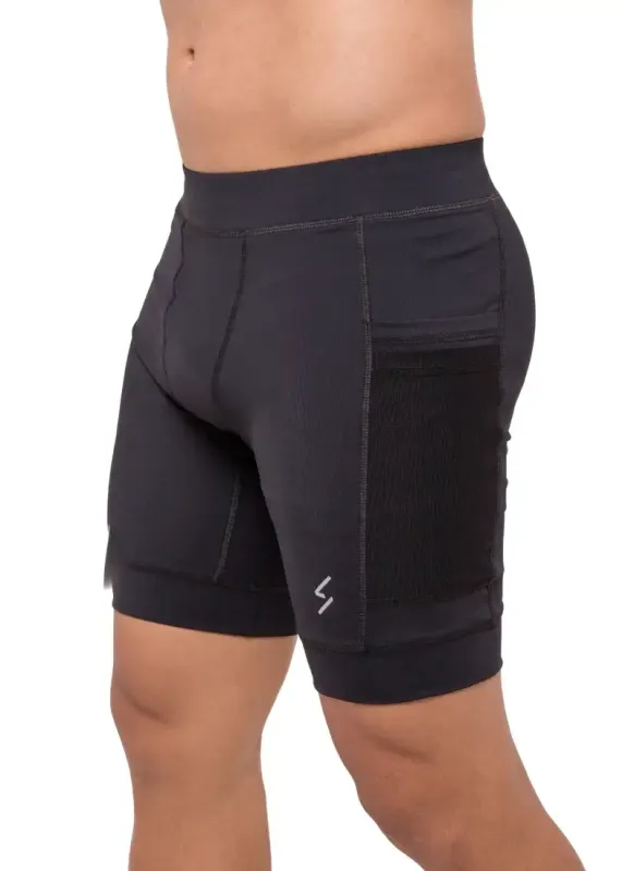 Bermuda Compressão Corrida Masculina Vulkan Surty