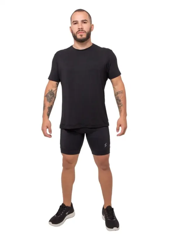 Bermuda Compressão Corrida Masculina Vulkan Surty