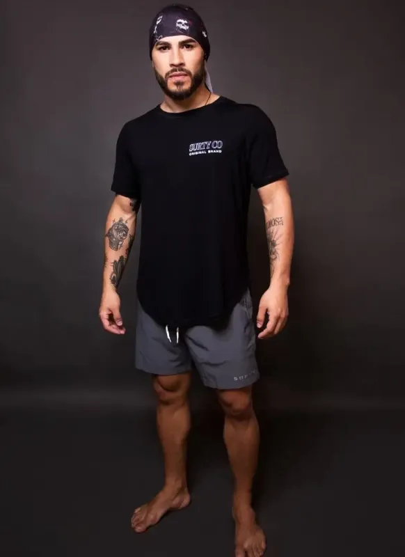 Bermuda 2 em 1 Masculina Athletic Code Cinza Surty