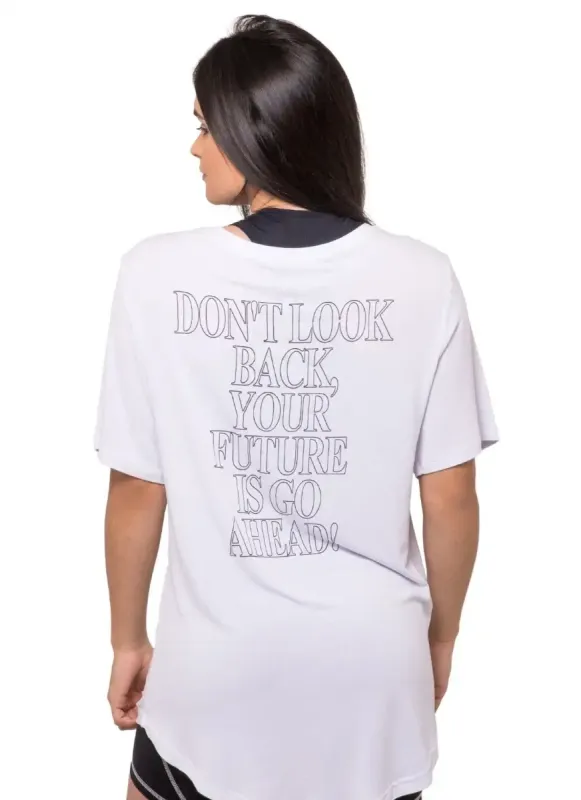 Camiseta Longline Branca Unborn Surty