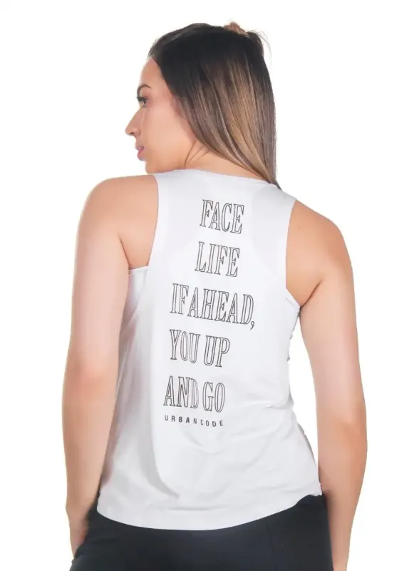 Regata Feminina Urban Trend Branca