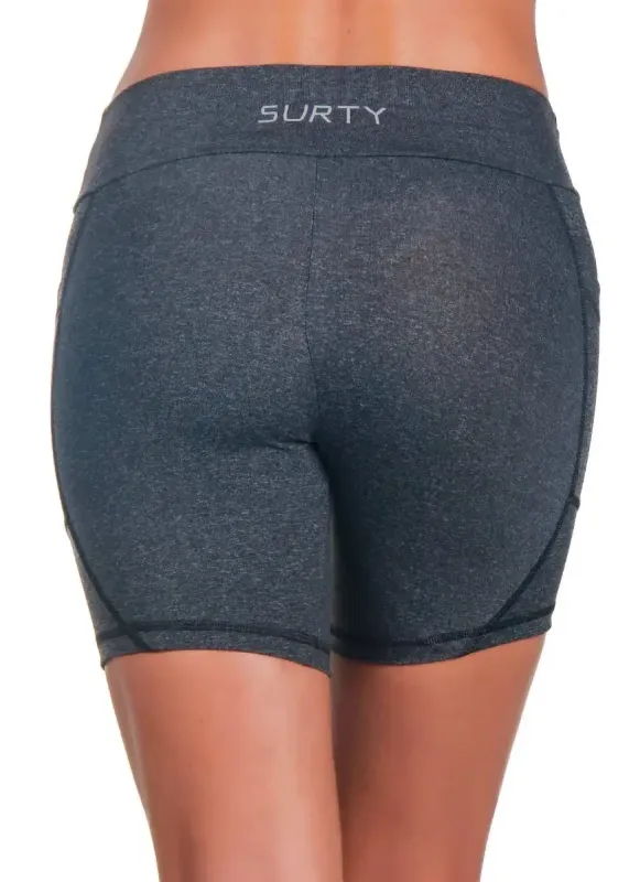 Short Feminino com Bolso Running Type Mescla Surty