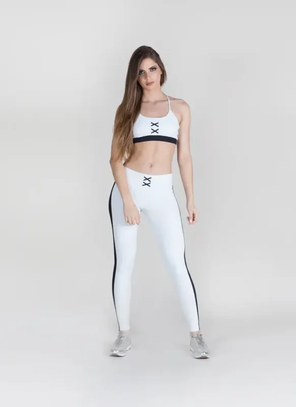 Top Feminino Sole Strip Branco