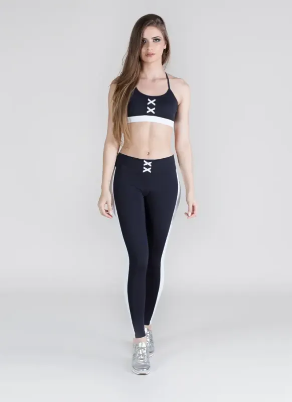 Top Feminino Sole Strip Preto