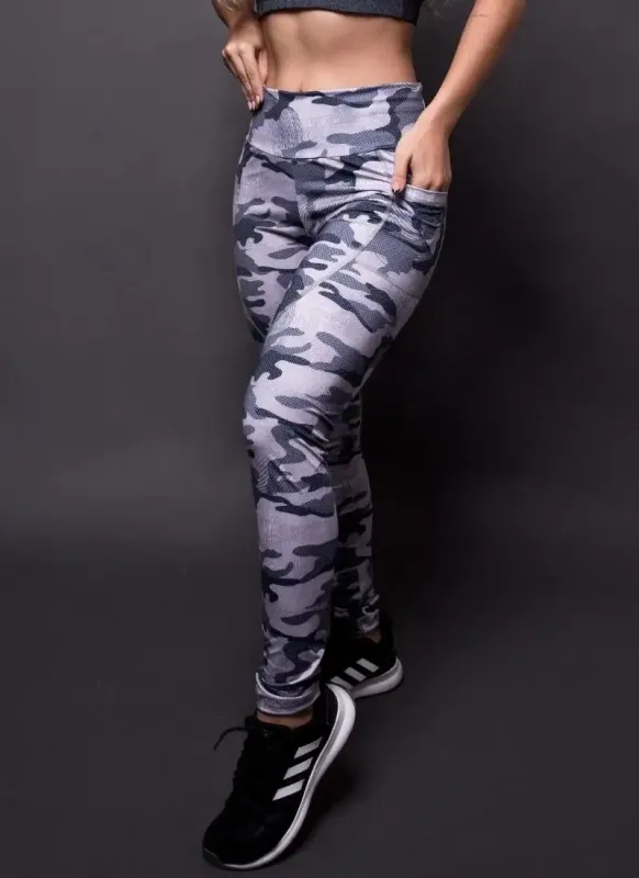 Legging Feminina Army Cinza Surty