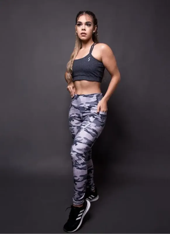 Legging Feminina Army Cinza Surty