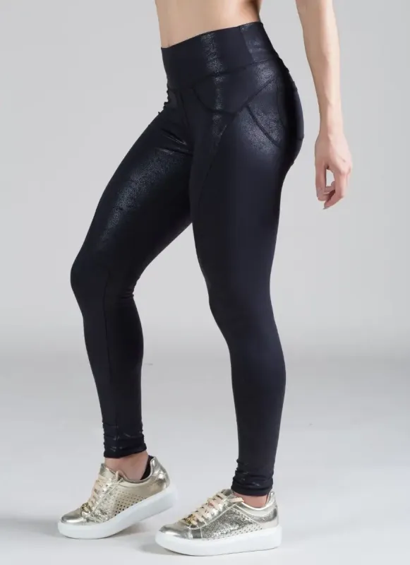 Calça Legging Feminina Leather Skin