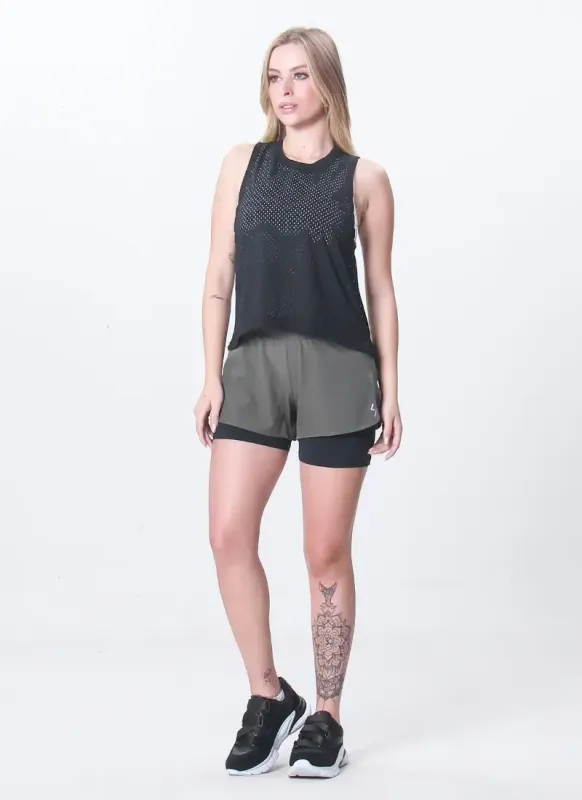 Ragata Feminina Dry Runner Preta 