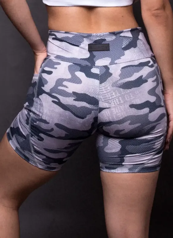 Short Feminino Army Cinza Surty