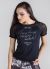 Blusa Camiseta Tela Feminina Academia Fitness Treino Corrida Focus Surty Preta
